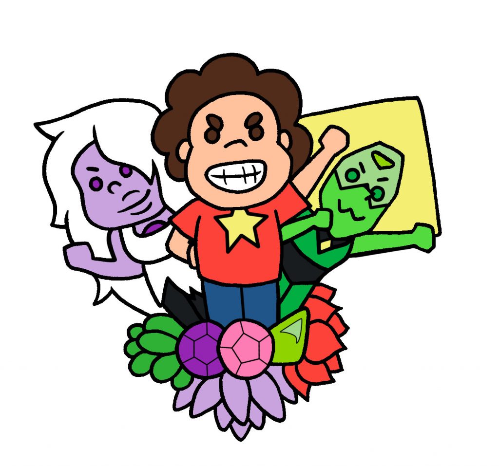 SU Shorty Squad Pin mockup